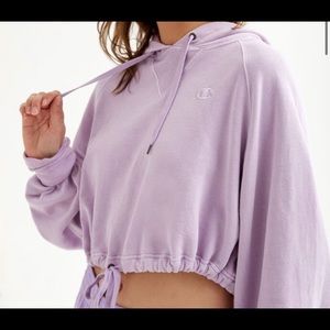 Rare vintage champion cropped hoodie
